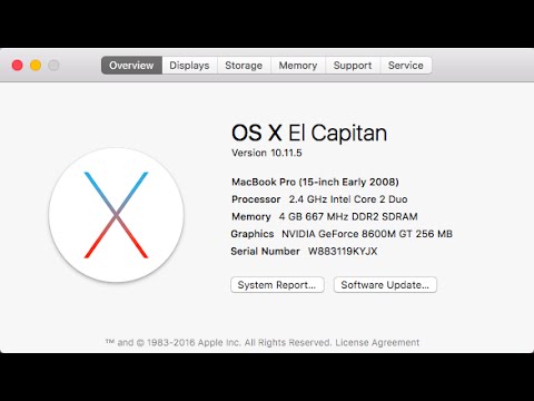 Whats The Newest Imovie For 09 Macbookpro With El Capitan